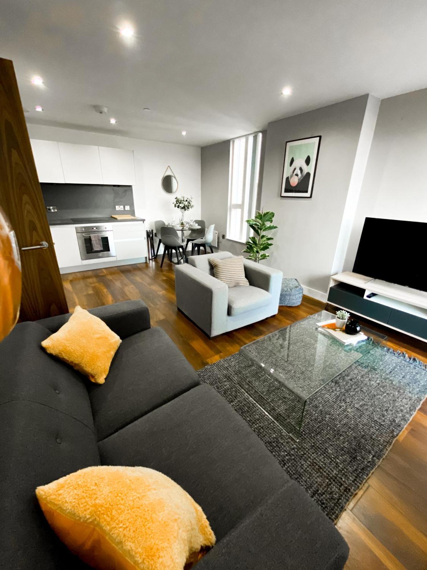 The Panda - Modern 2 Bedroom Apt In Manchester City Centre Exterior photo